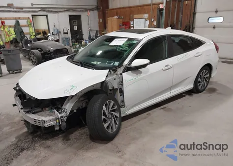 2017 Honda Civic Ex from USA, damaged, VIN 2HGFC2F84HH532225